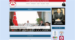 Desktop Screenshot of antalyaaksu.gov.tr